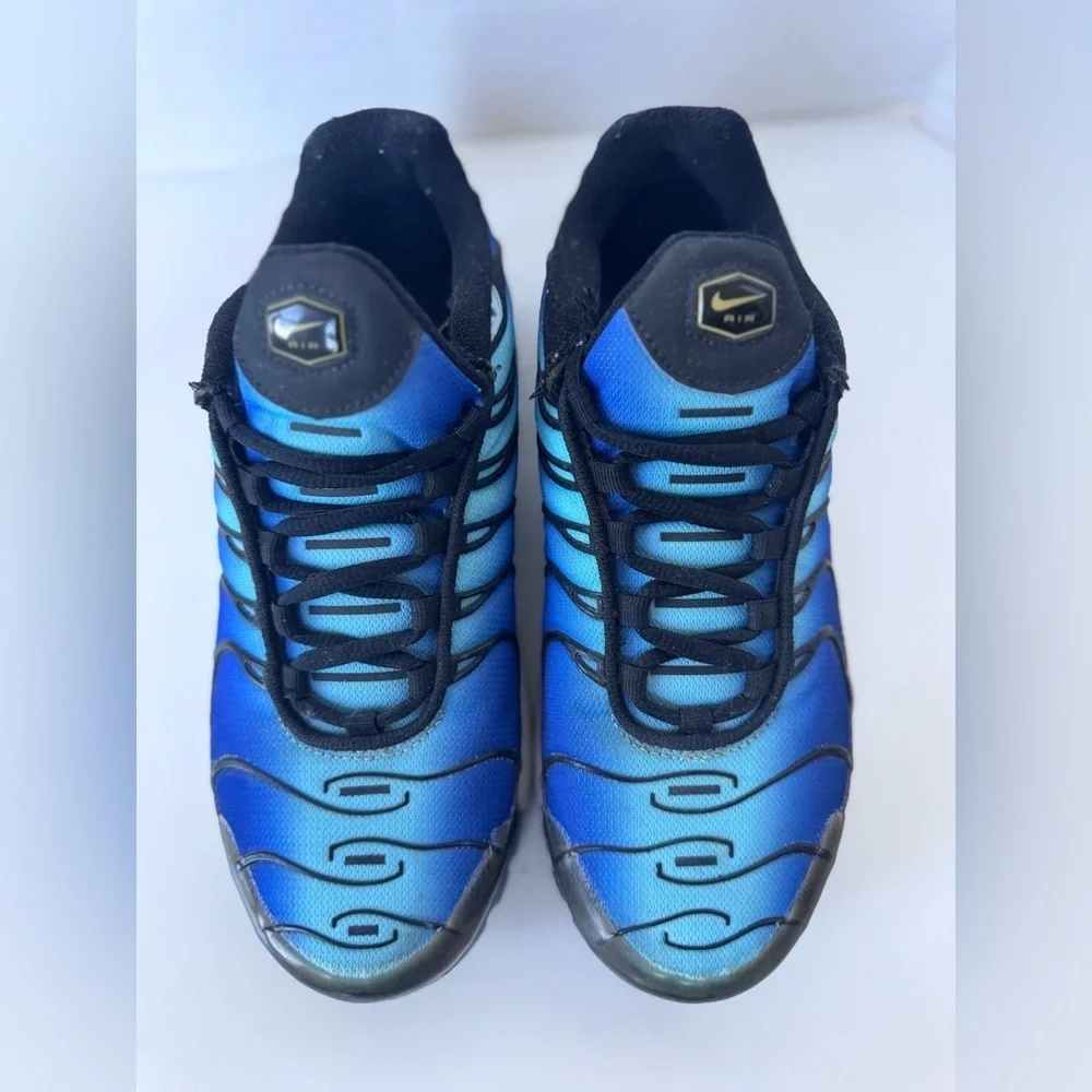 Nike Air Max Plus Tn Hyper Blue Shoes 2018 Sneakers Size 6.5Y